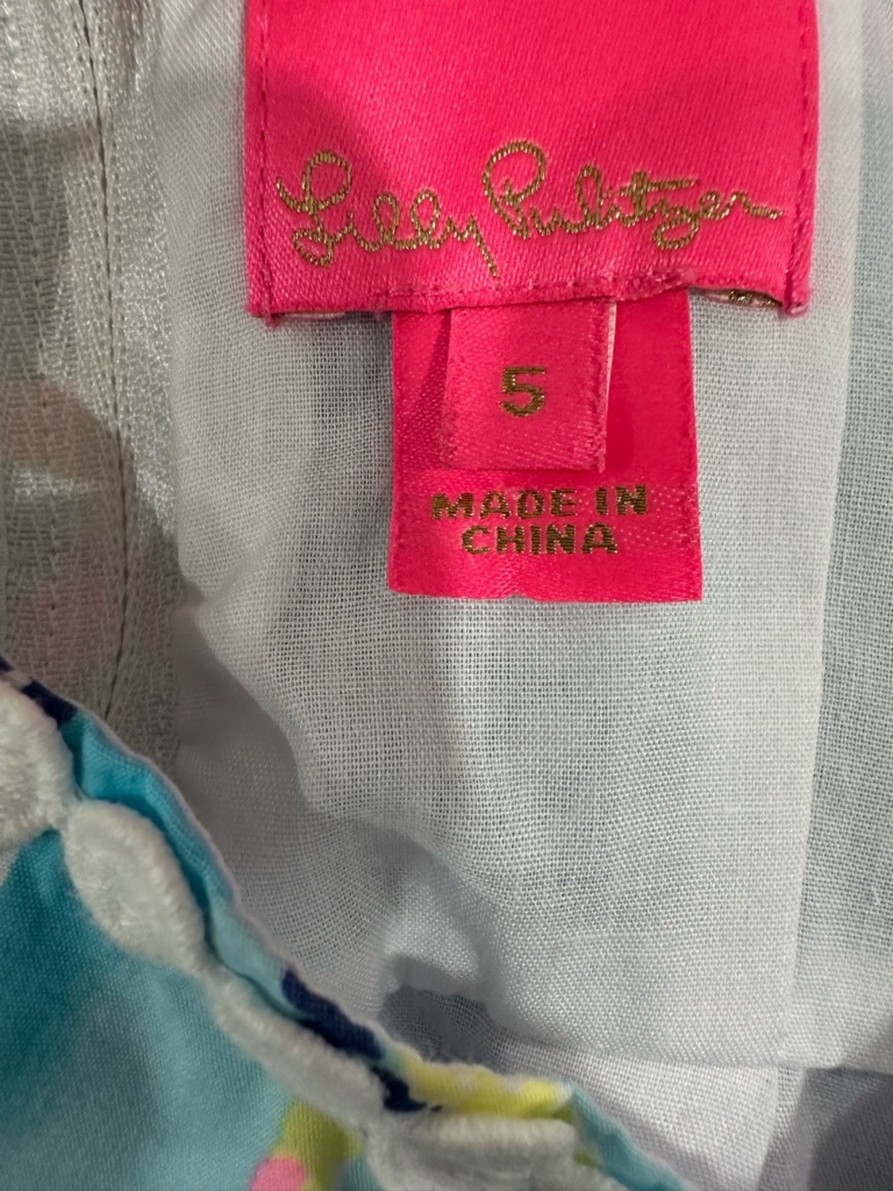 Lilly Pulitzer Girls Dress Size 5 - Picture 3 of 3